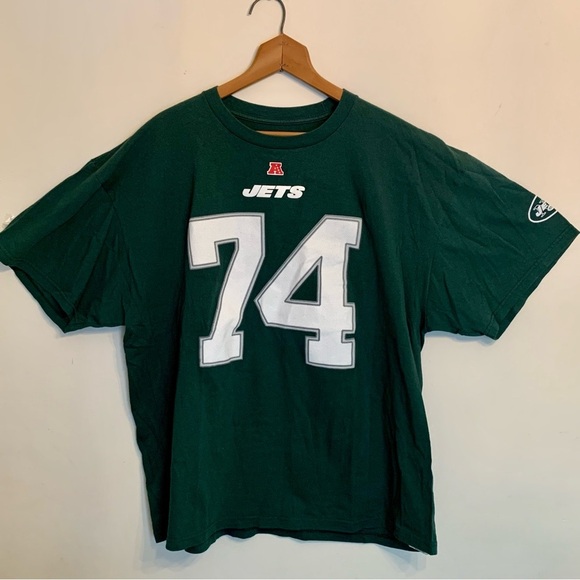 NFL Other - New York Jets Mangold #74 Football Shirt T-Shirt 2011 Green 2XL XXL NFL Apparel